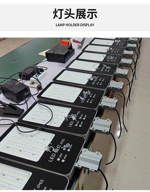 英旭厂家直发 加工定制 led金豆路灯头 带透镜 内带锂电池 带控制器